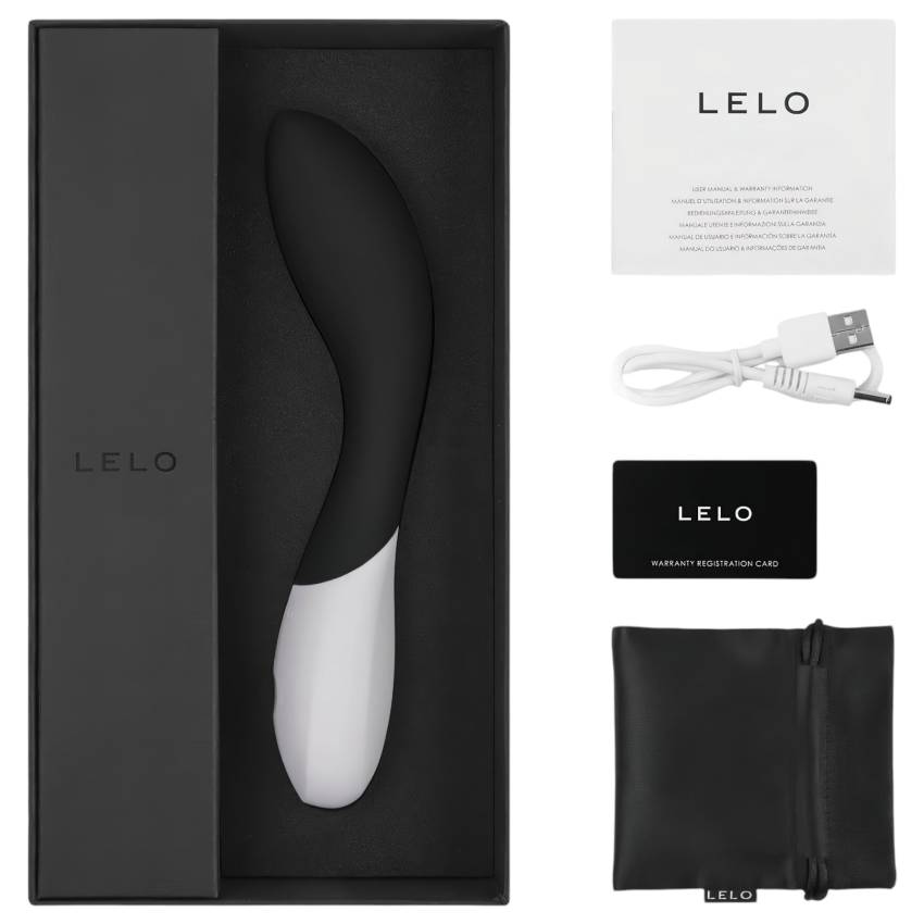 LELO Mona Wave - vízálló G-pont vibrátor (fekete) - Image 9