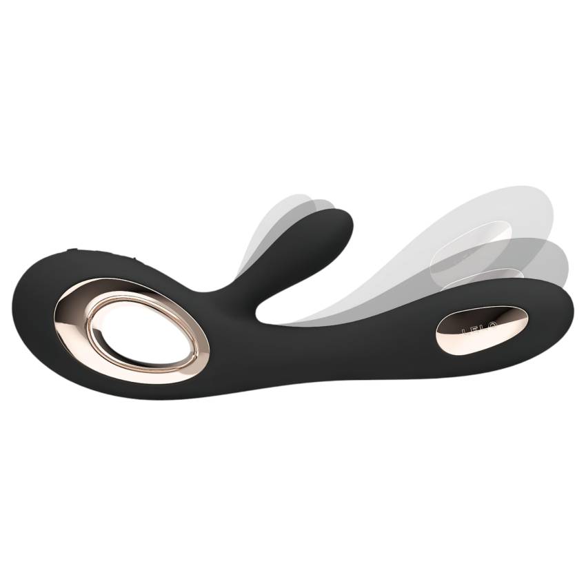LELO Soraya Wave - csiklókaros, bólogató vibrátor (fekete) - Image 5