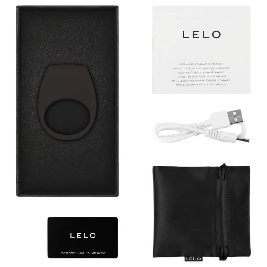 LELO Tor 3 - akkus, okos vibrációs péniszgyűrű (fekete) - Image 2
