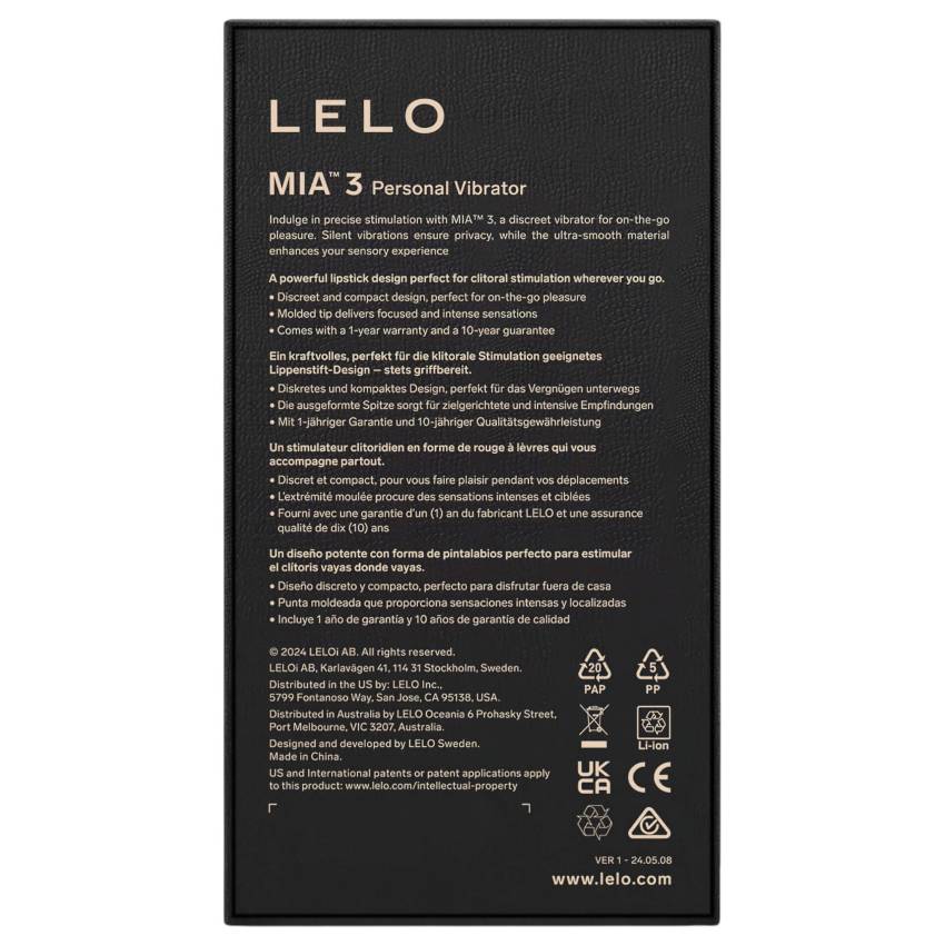 LELO Mia 3 - utazó rúzs vibrátor (lila) - Image 8