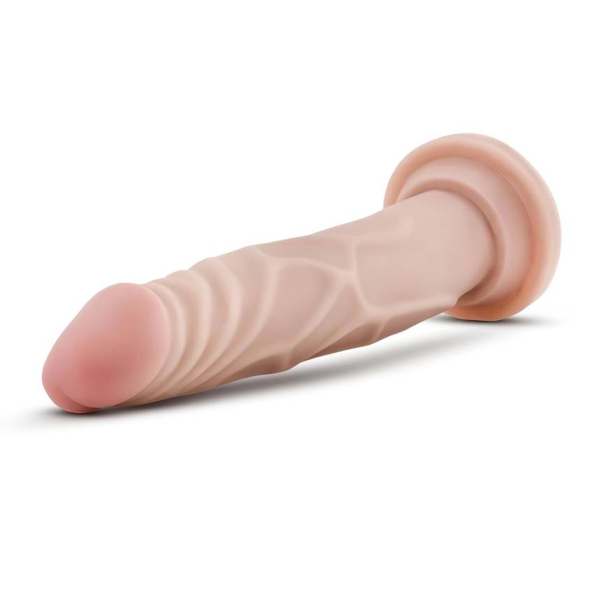 Dr. Skin 7,5 - tapadókorongos élethű dildó - natúr (19cm) - Image 2