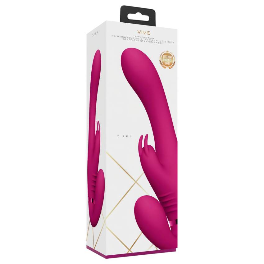 Vive Suki - felcsatolható vibrátor tartópánt nélkül (pink) - Image 3