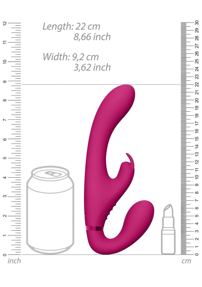Vive Suki - felcsatolható vibrátor tartópánt nélkül (pink) - Image 7