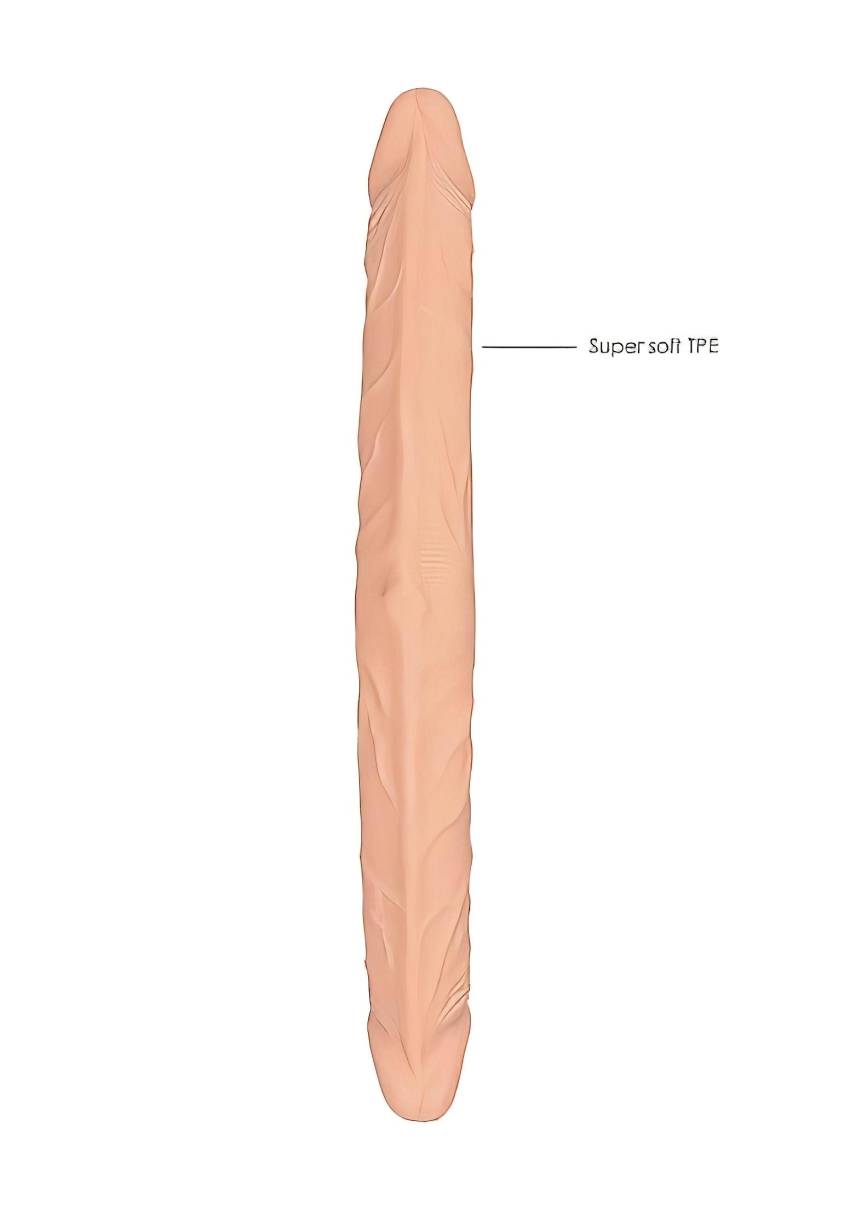 RealRock Double Dong 14 - dupla dildó (36cm) - natúr - Image 2