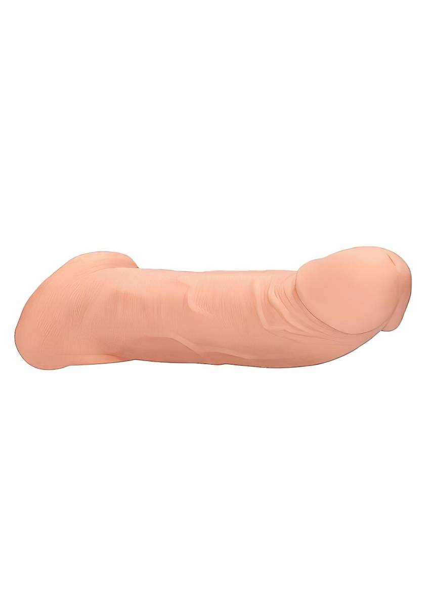 RealRock Penis Sleeve 9 - péniszköpeny (21,5cm) - natúr - Image 7