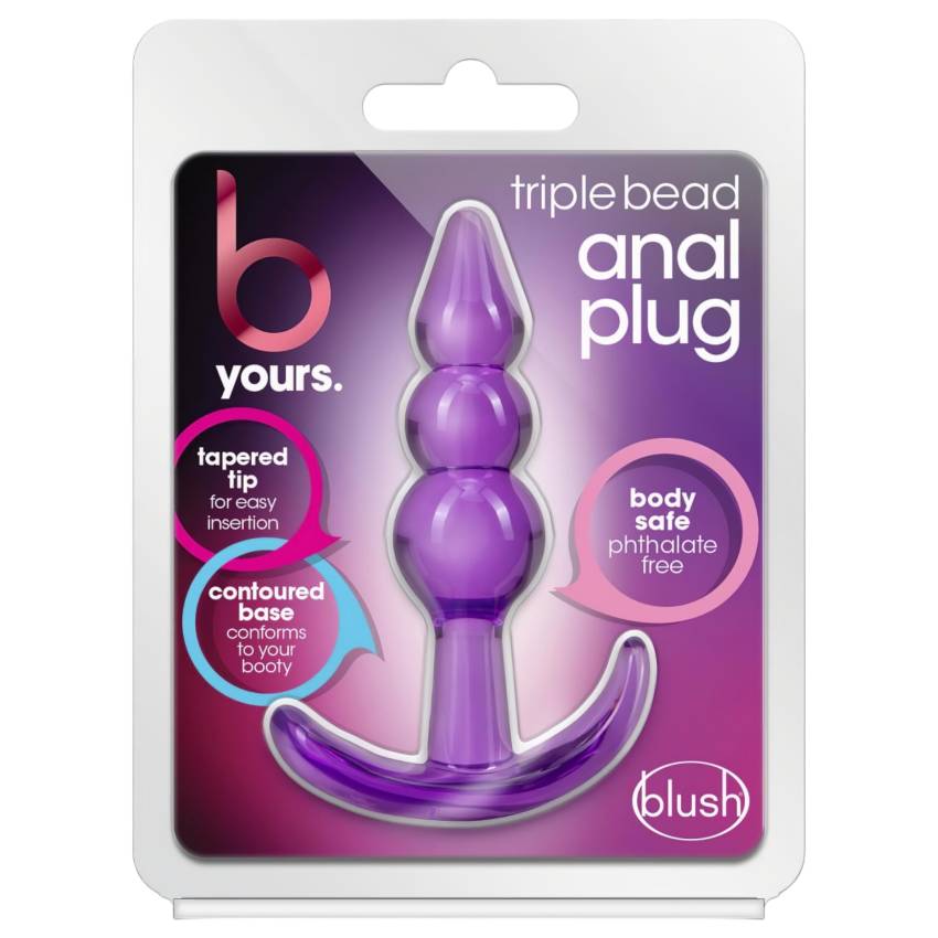 B Yours - gömbös anál plug (lila) - Image 6