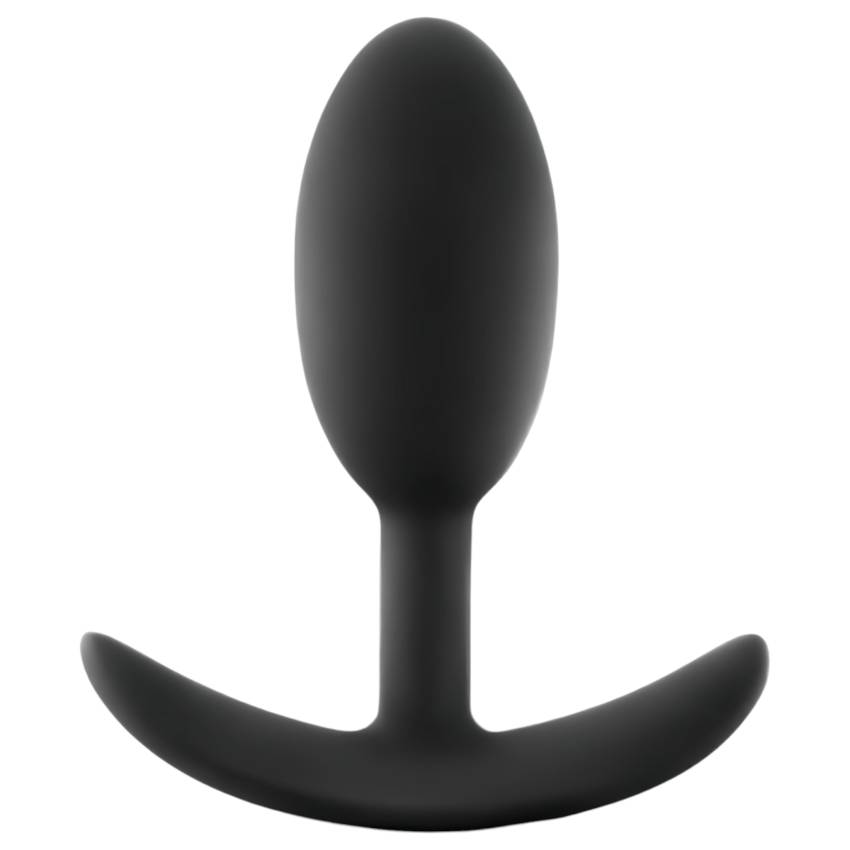 Anal Adventures Platinum M - anál plug - fekete (közepes) - Image 2