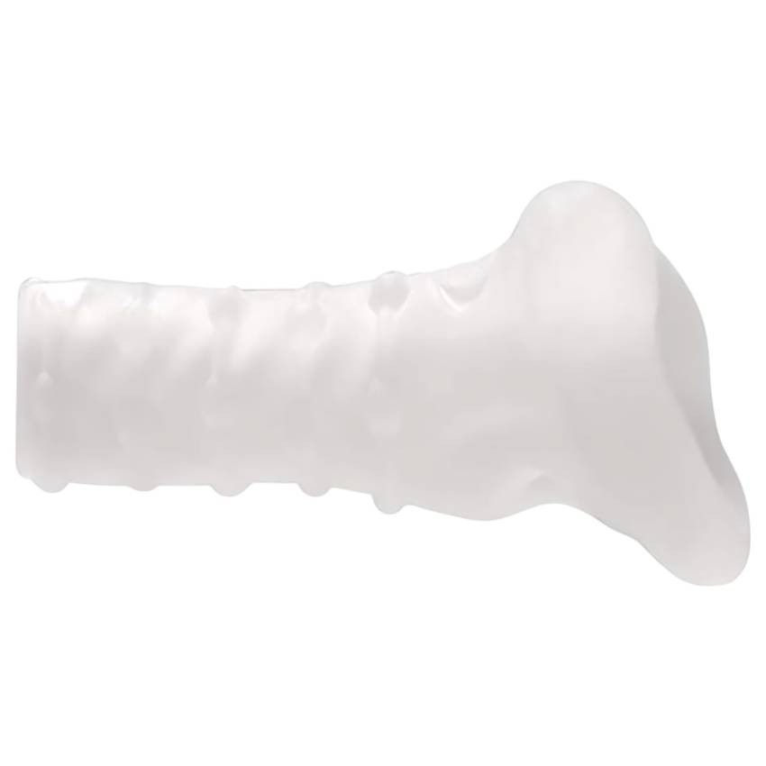 Perfect Fit Breeder - nyitott péniszköpeny (10 cm) - fehér - Image 4