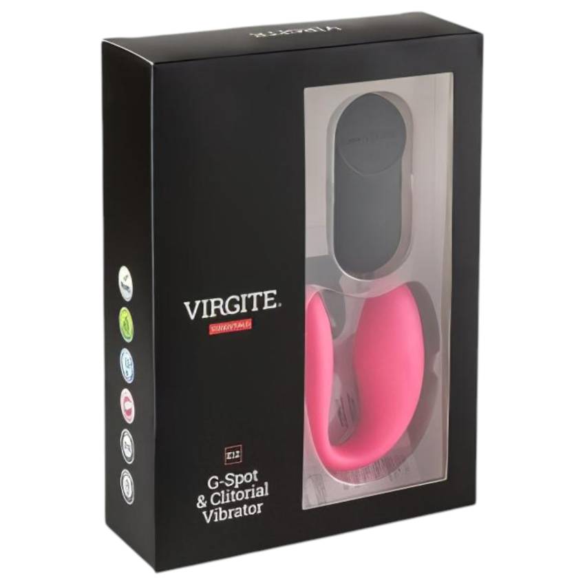 Virgite - távirányítós párvibrátor (fekete-pink) - Image 2