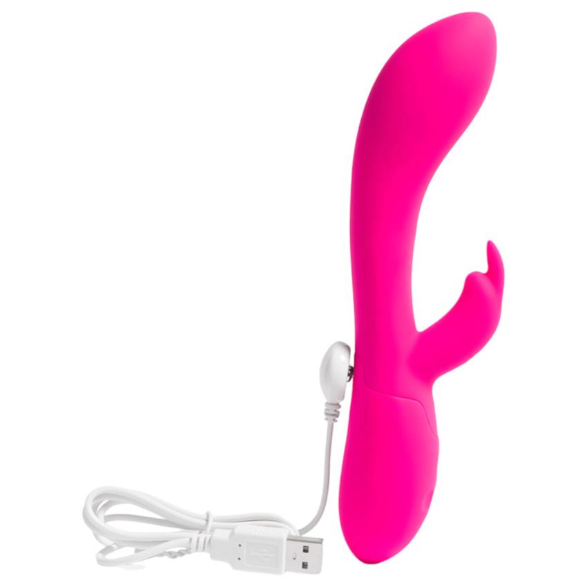 Platanomelón Lucas - akkus, csiklókaros vibrátor (pink) - Image 4
