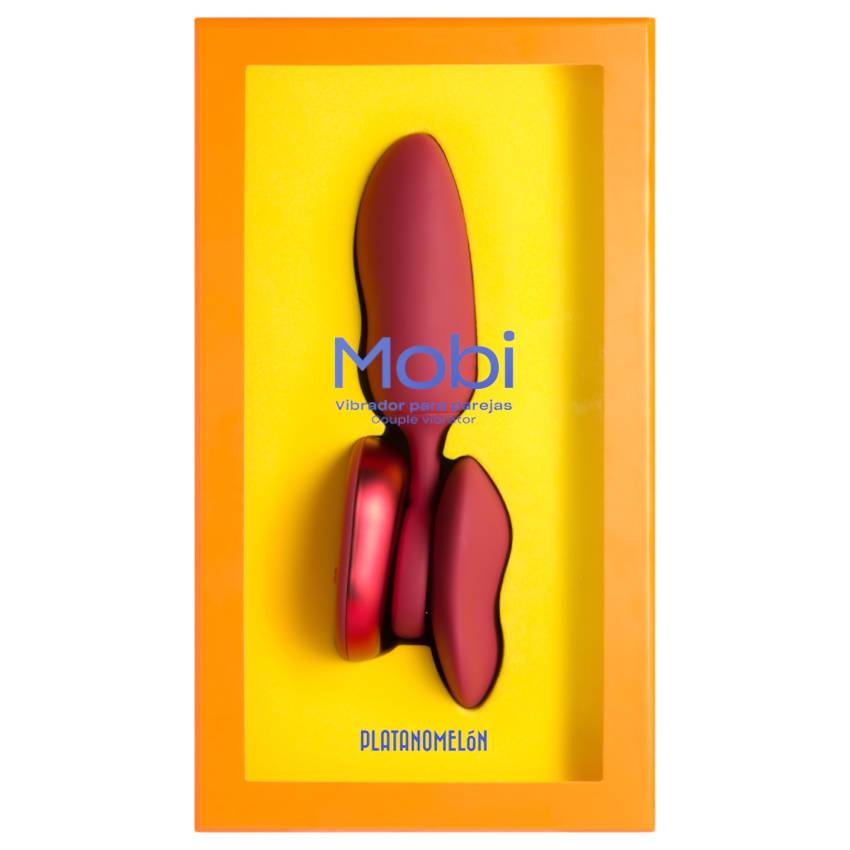 Platanomelón Mobi - 2 részes vibrátor szett - (piros) - Image 8