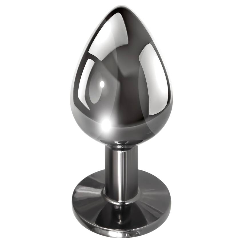 Evolved Black Gem - fém anál plug szett, fekete kővel (ezüst) - Image 12