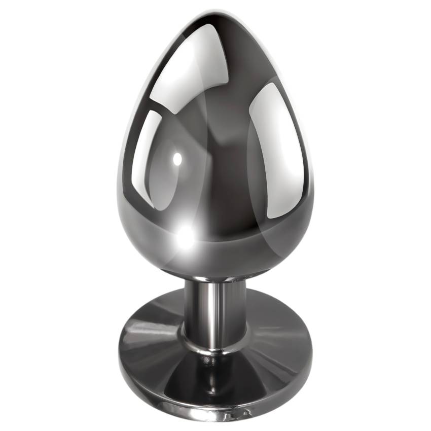 Evolved Black Gem - fém anál plug szett, fekete kővel (ezüst) - Image 13