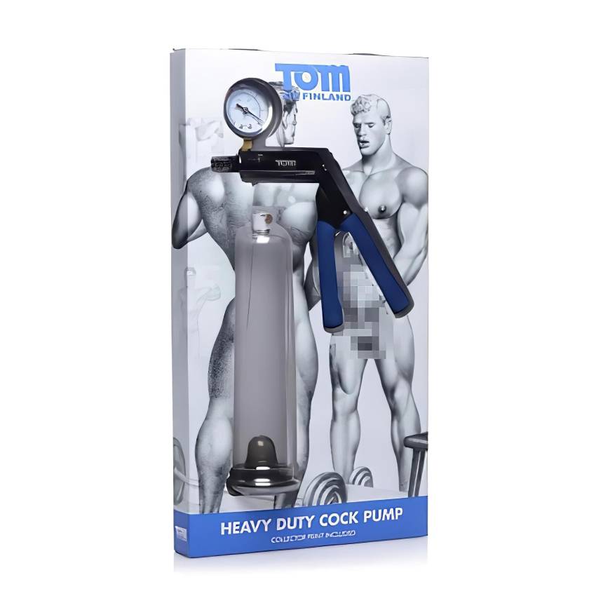 Tom Heavy Duty - péniszpumpa fém pumpakarral (átlátszó) - Image 2