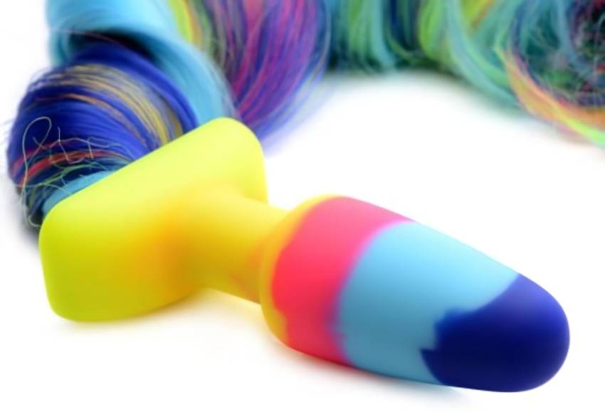 TAILZ - unikornis, szilikon anál plug (szivárvány) - Image 2