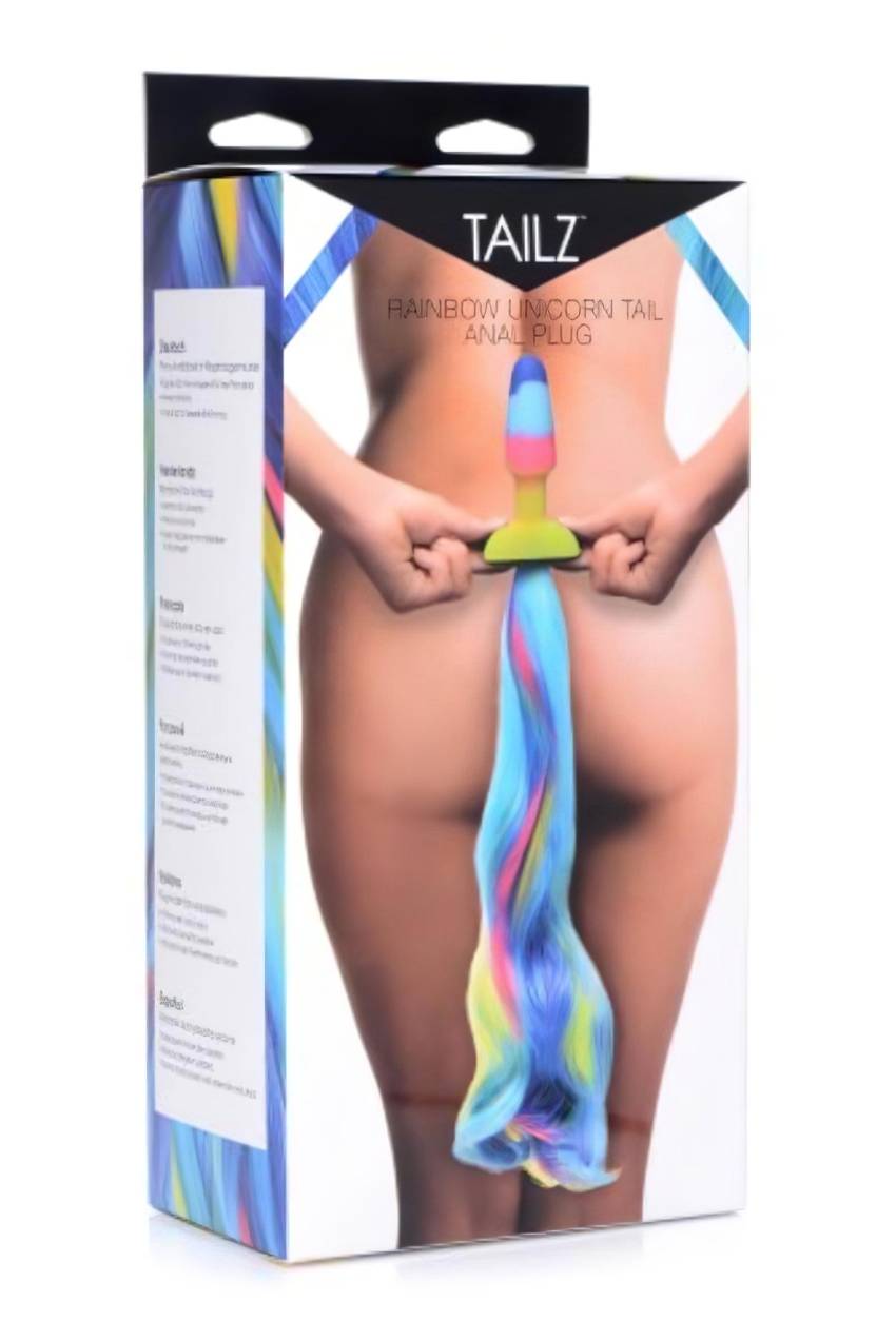TAILZ - unikornis, szilikon anál plug (szivárvány) - Image 4