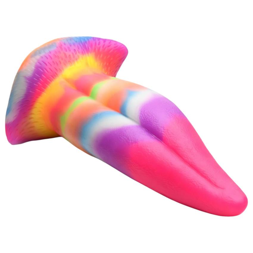 Creature Cocks Tongue - világító szilikon dildó - 21cm - Image 6