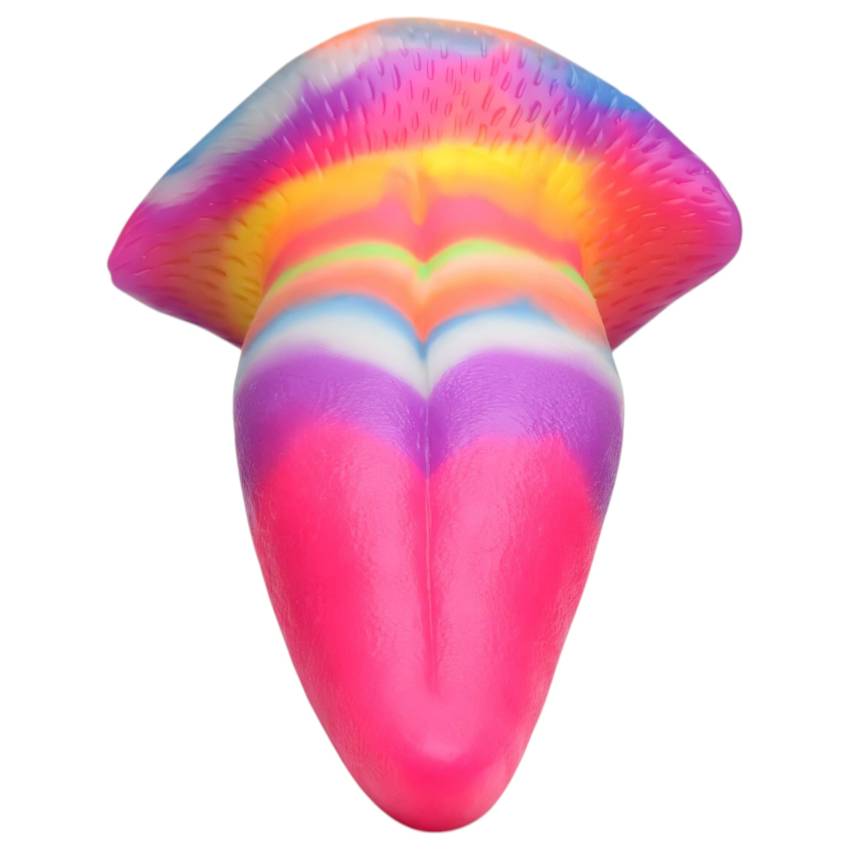 Creature Cocks Tongue - világító szilikon dildó - 21cm - Image 8