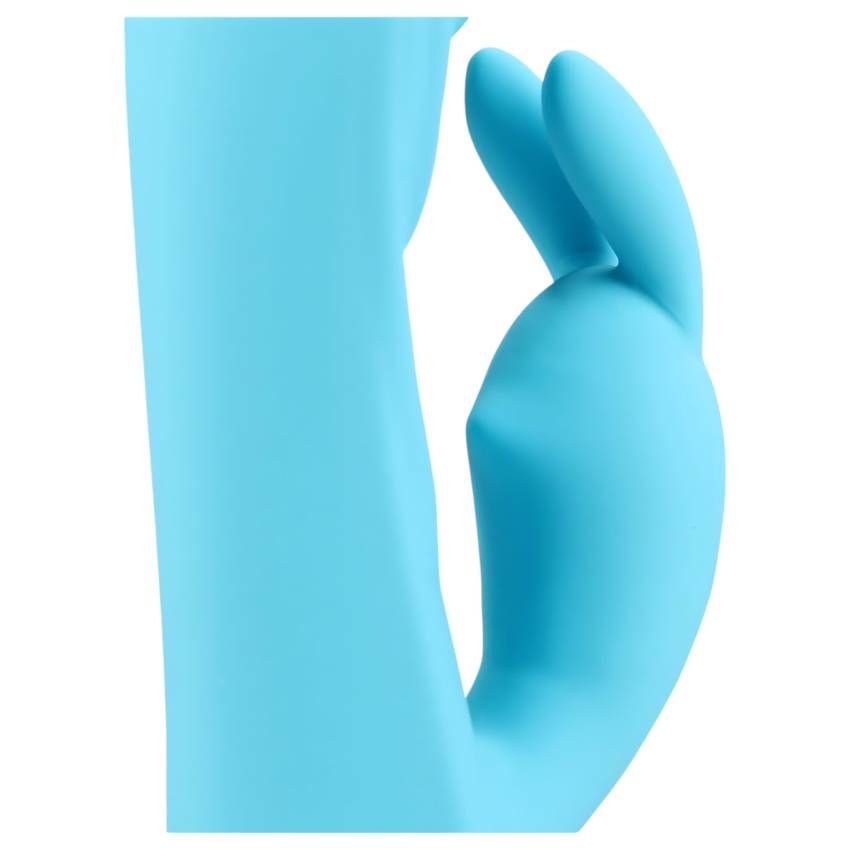 Loveline - vízálló, nyuszis csiklókaros vibrátor (kék) - Image 4