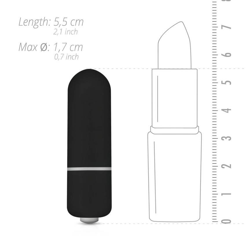 Easytoys - mini rúd vibrátor (fekete) - Image 5