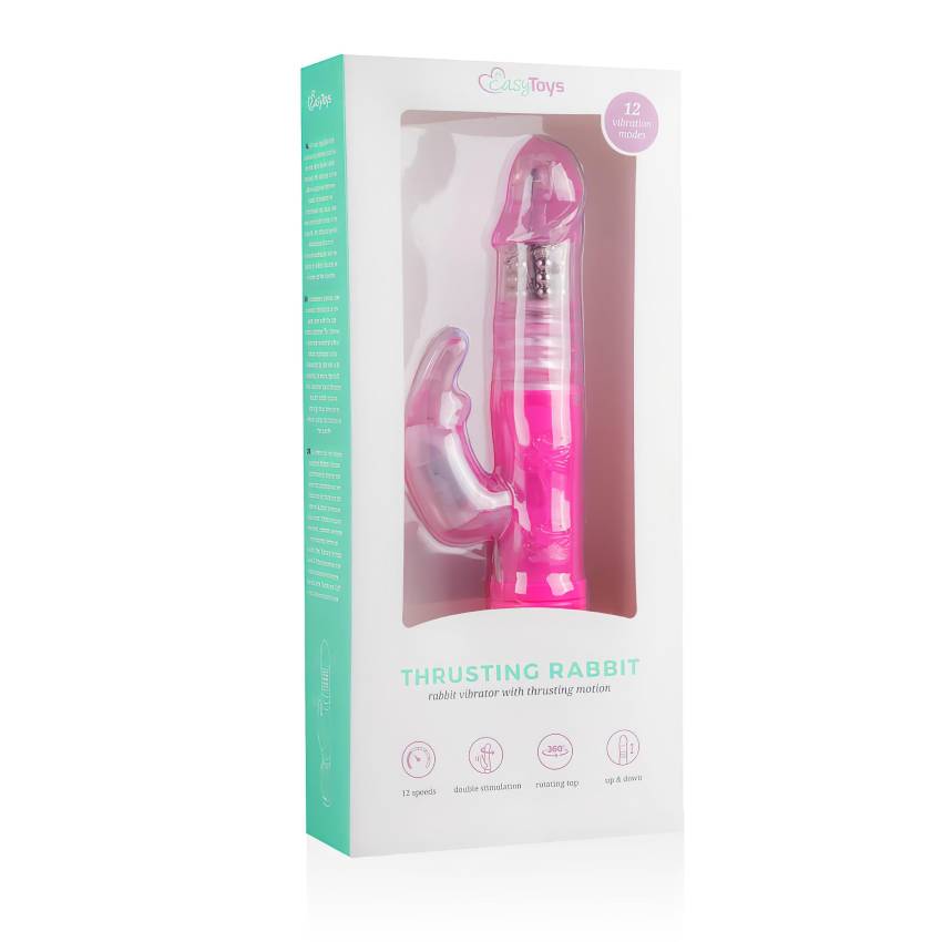 Easytoys Bunny - lökő vibrátor (pink) - Image 7