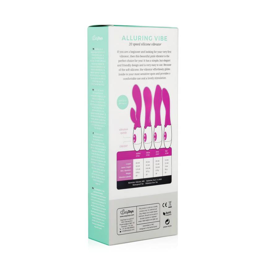 Easytoys Alluring vibe - vízálló, G-pont vibrátor (pink) - Image 7