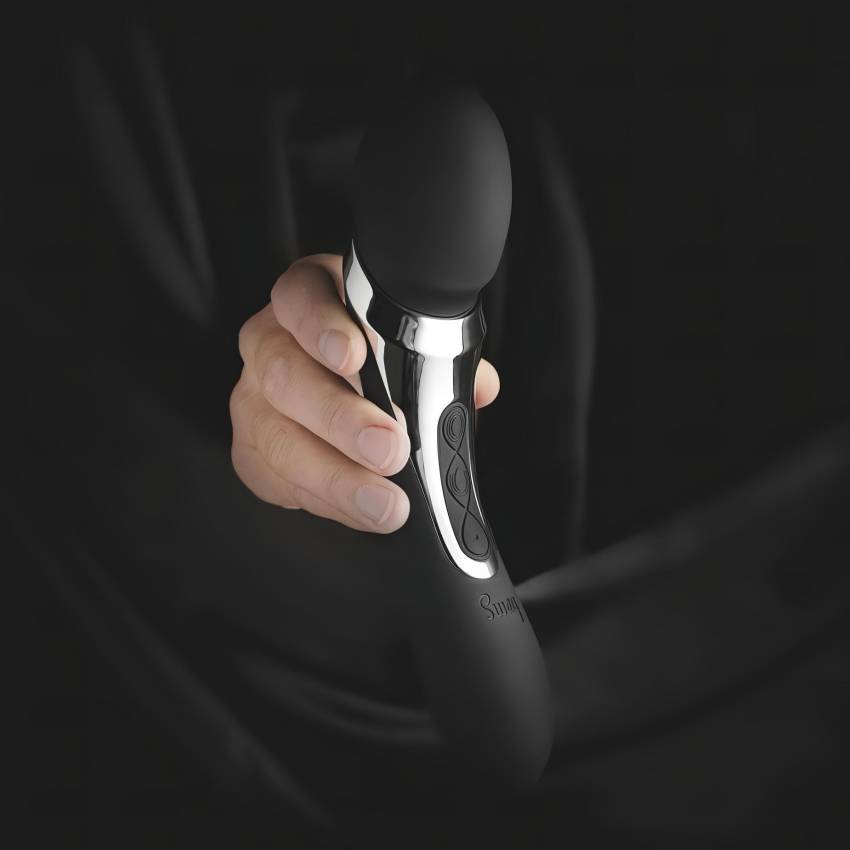 Sway No.1 Wand - akkus, 2in1 masszírozó vibrátor (fekete) - Image 10