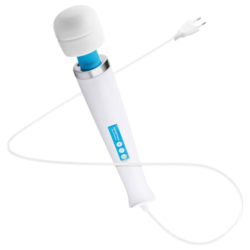 MyMagicWand - erős masszírozó vibrátor (fehér-kék) - Image 2