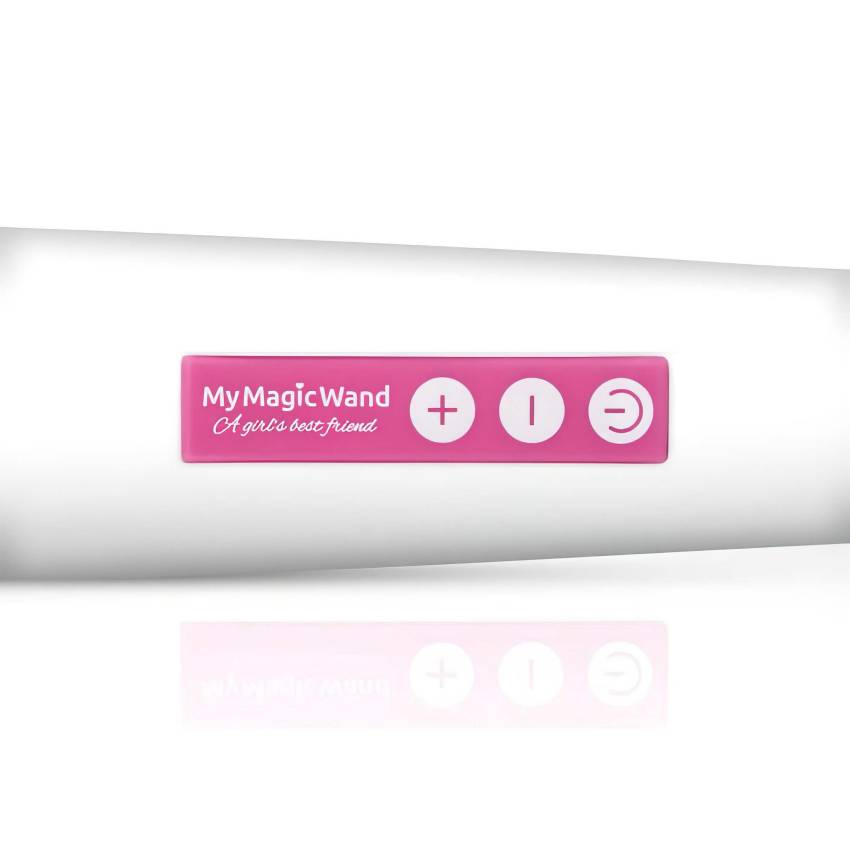 MyMagicWand - erős masszírozó vibrátor (fehér-pink) - Image 3