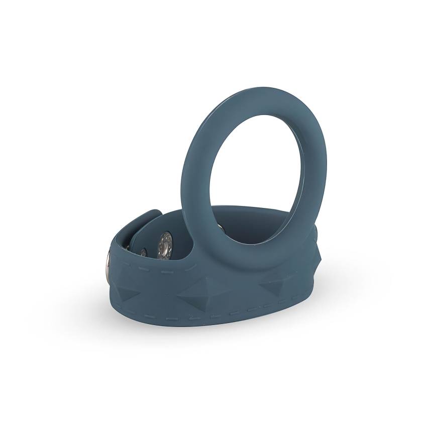 Boners Strap L - péniszgyűrű és heregyűrű egyben (szürke) - Image 2