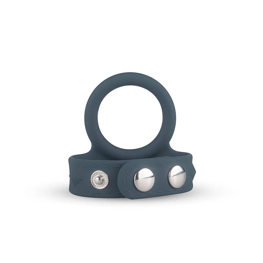 Boners Strap L - péniszgyűrű és heregyűrű egyben (szürke) - Image 4