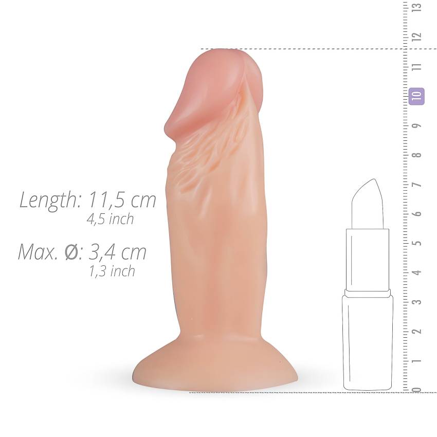 Real Fantasy Archi - élethű dildó - 11,5cm (natúr) - Image 5