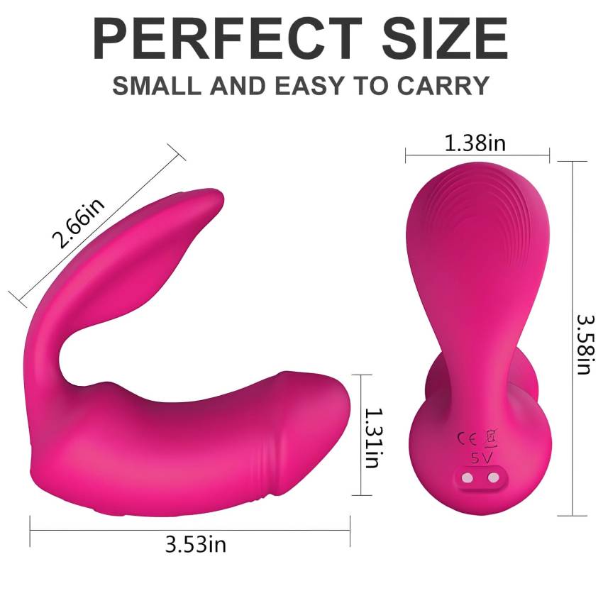 Vibes of Love Duo - 2in1 csikló vibrátor (pink) - Image 13