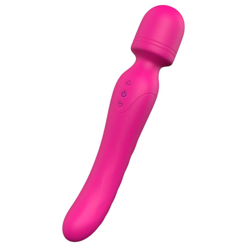 Vibes of Love Wand - akkus, melegítő, masszírozó vibrátor (pink) - Image 10