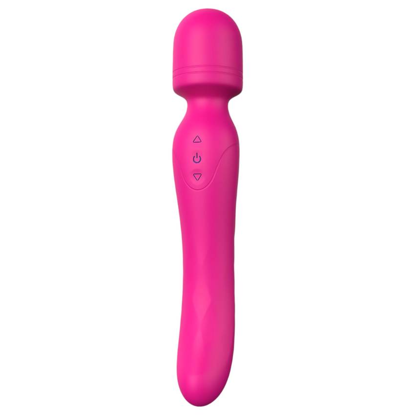 Vibes of Love Wand - akkus, melegítő, masszírozó vibrátor (pink) - Image 11