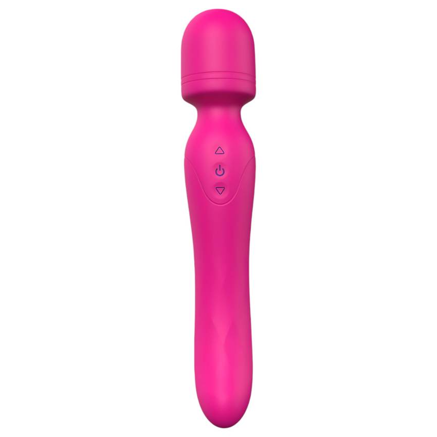 Vibes of Love Wand - akkus, melegítő, masszírozó vibrátor (pink) - Image 7