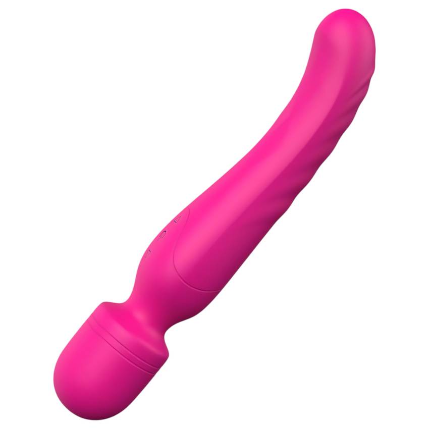 Vibes of Love Wand - akkus, melegítő, masszírozó vibrátor (pink) - Image 8