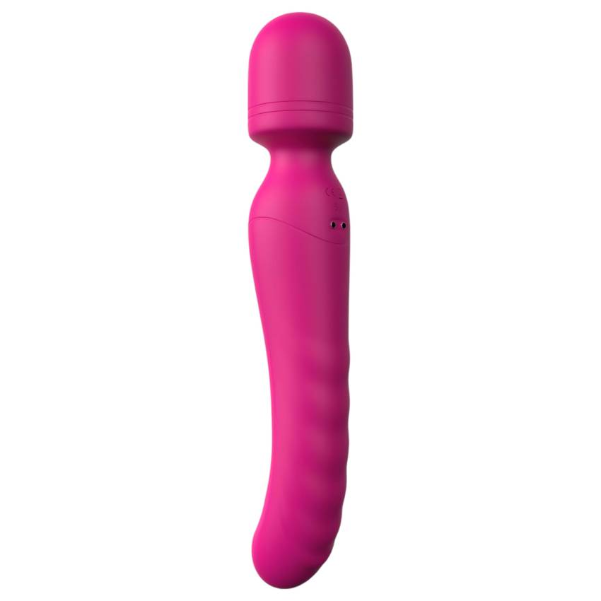 Vibes of Love Wand - akkus, melegítő, masszírozó vibrátor (pink) - Image 9