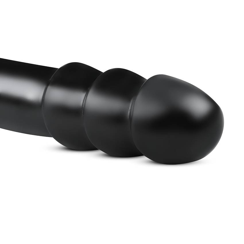 BUTTR Madbull Muzzl - tapadókorongos dildó (fekete) - Image 6