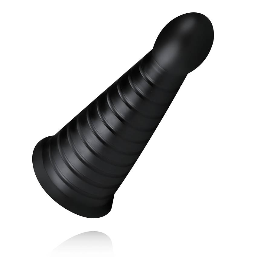 BUTTR Devil Dog - tapadókorongos dildó (fekete) - Image 7