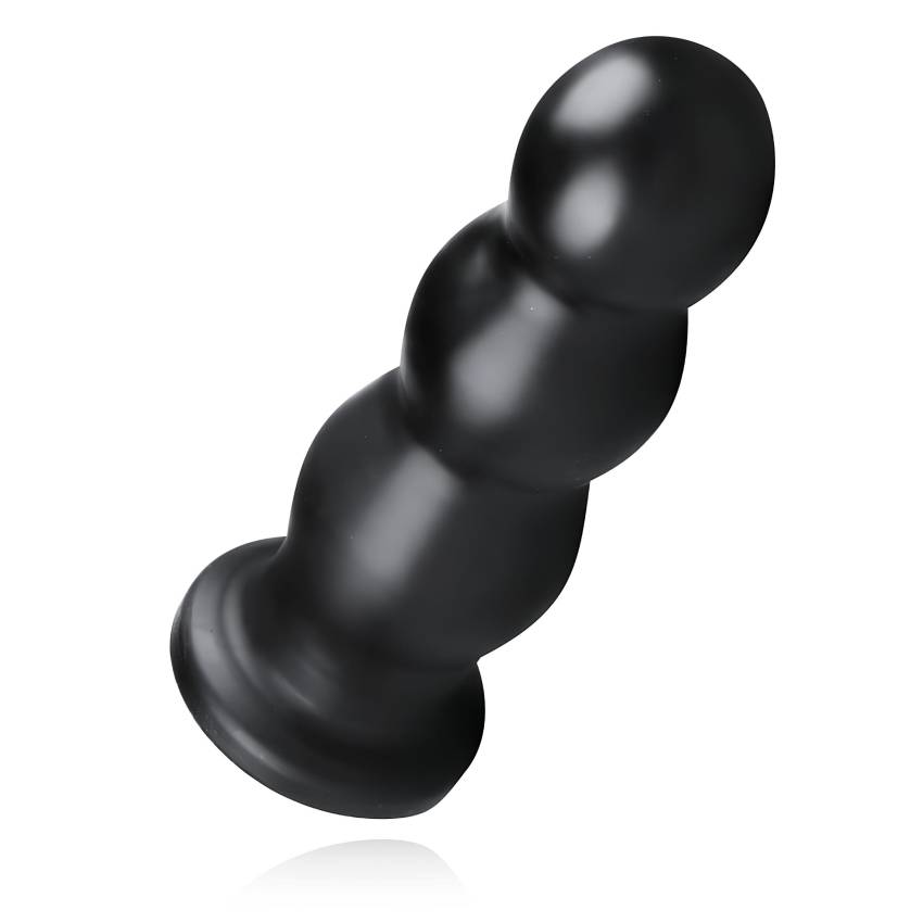 BUTTR Tactical III - tapadókorongos dildó (fekete) - Image 5