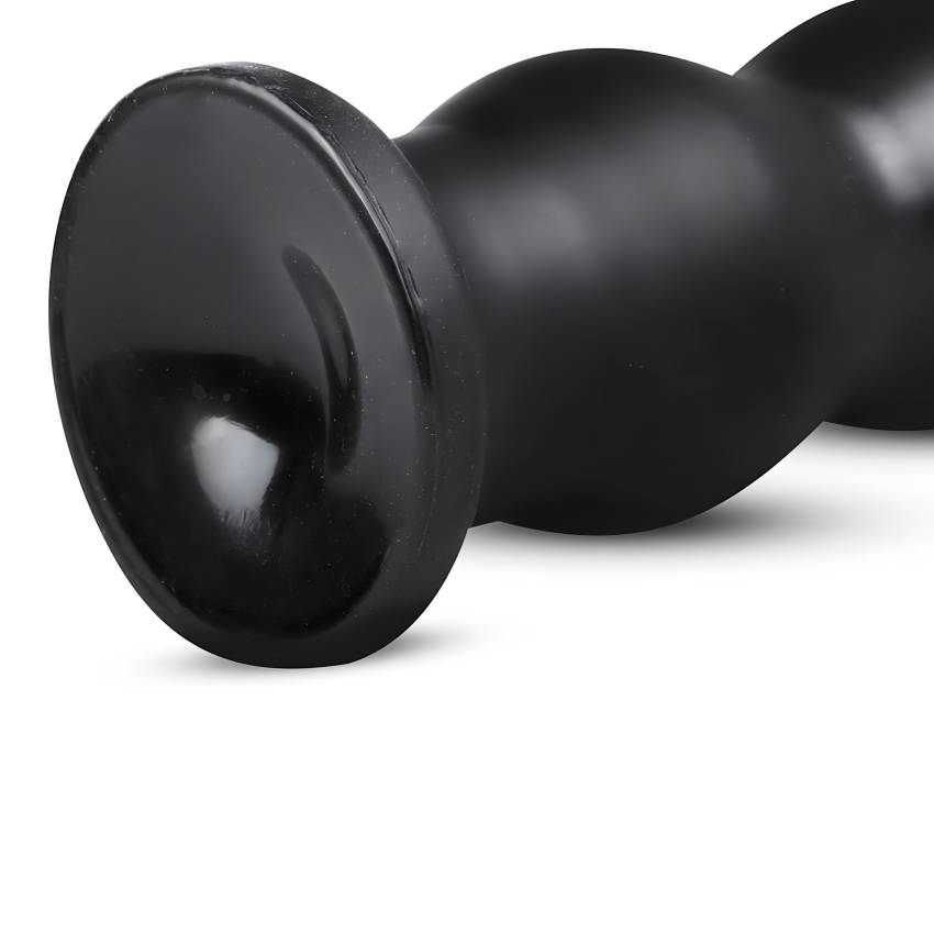 BUTTR Tactical III - tapadókorongos dildó (fekete) - Image 6