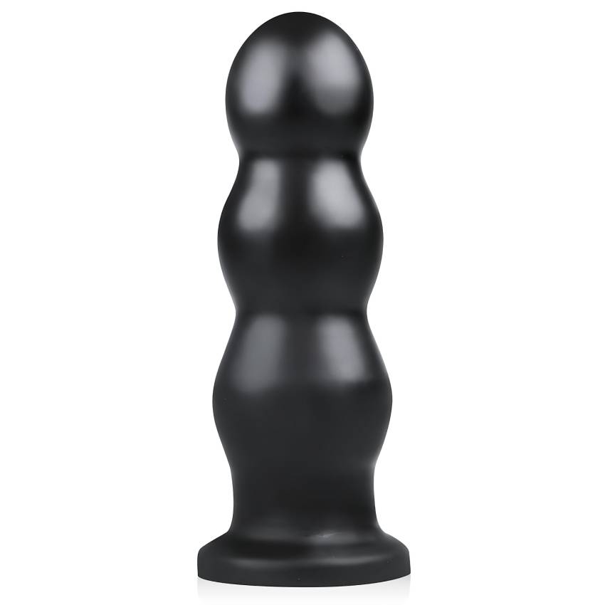 BUTTR Tactical III - tapadókorongos dildó (fekete)