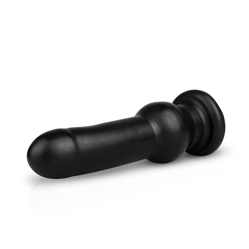 BUTTR Tactical I - tapadókorongos dildó (fekete) - Image 4