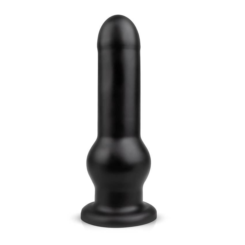 BUTTR Tactical I - tapadókorongos dildó (fekete)