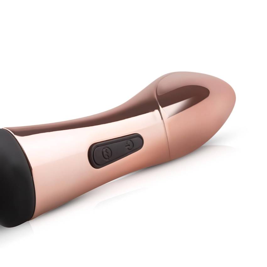 Rosy Gold Wand Curve - akkus, masszírozó vibrátor (rosegold) - Image 4