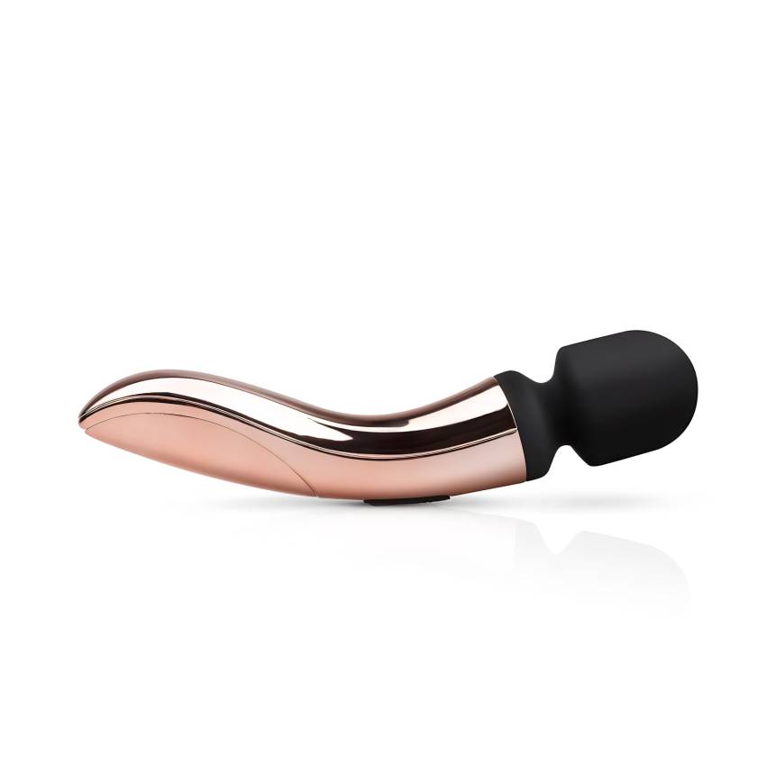Rosy Gold Wand Curve - akkus, masszírozó vibrátor (rosegold) - Image 6
