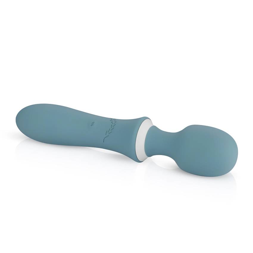 Bloom Orchid Wand - akkus, masszírozó vibrátor (türkiz) - Image 2