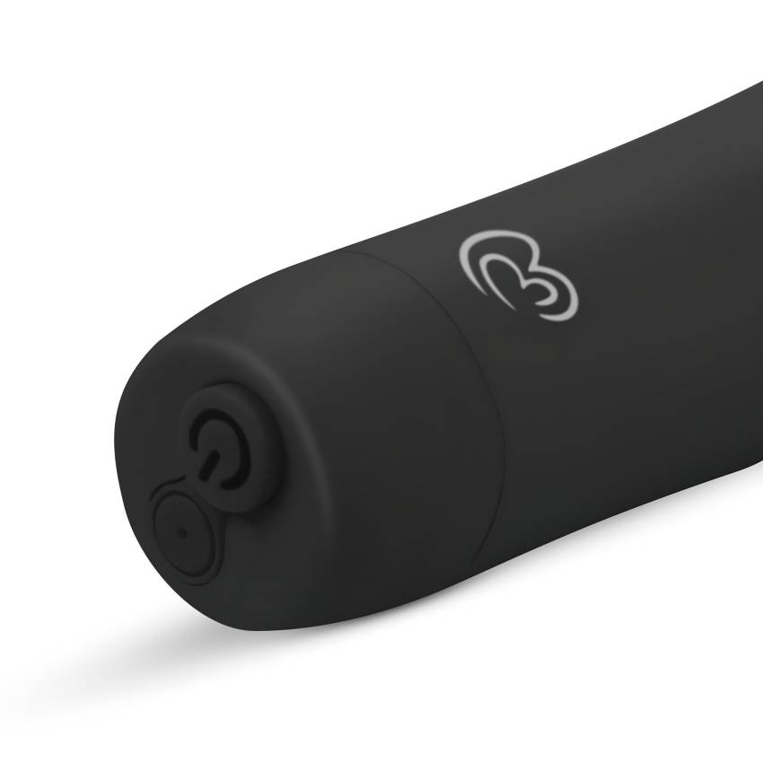 Easytoys Velvet Vibe - akkus rúd vibrátor (fekete) - Image 3