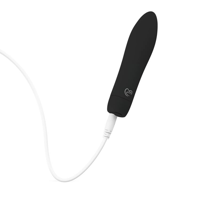 Easytoys Velvet Vibe - akkus rúd vibrátor (fekete) - Image 5